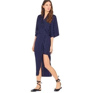 NWT Michelle Mason Kimono Sleeve Silk Dress